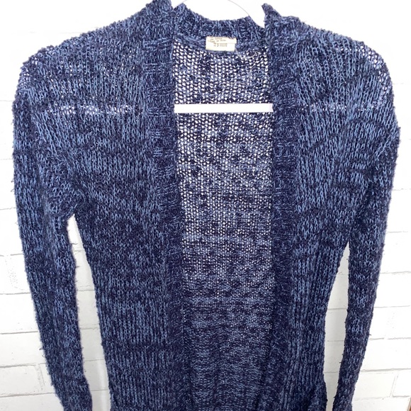 dark blue & black cardigan - Picture 2 of 2